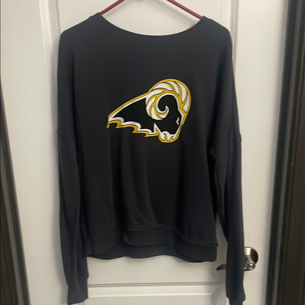 Black and Gold Crew Neck Sweaters